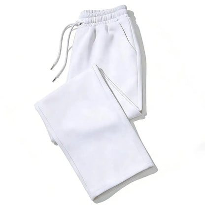 Mens Sweatpants Straight Fit Joggers for Sports and Streetwear Loose Oversized Casual Pant Drawstring Multi-Pocket Men Long Pant