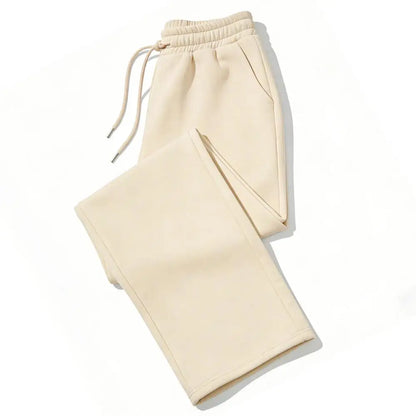 Mens Sweatpants Straight Fit Joggers for Sports and Streetwear Loose Oversized Casual Pant Drawstring Multi-Pocket Men Long Pant
